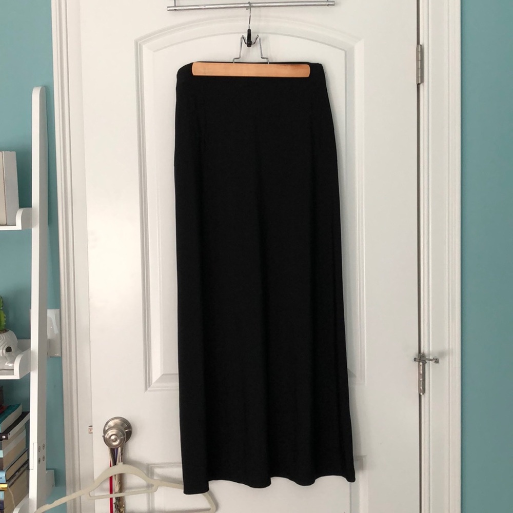 Black maxi skirt